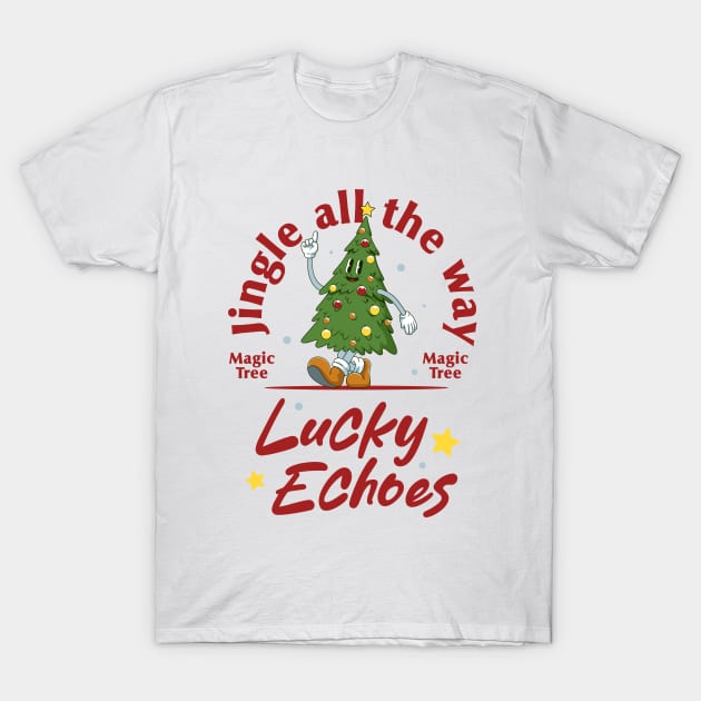 Funny Christmas Tree T-Shirt by milatees